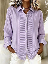 DELACROIX | Chemise Fines Rayures pour Femme Nicole