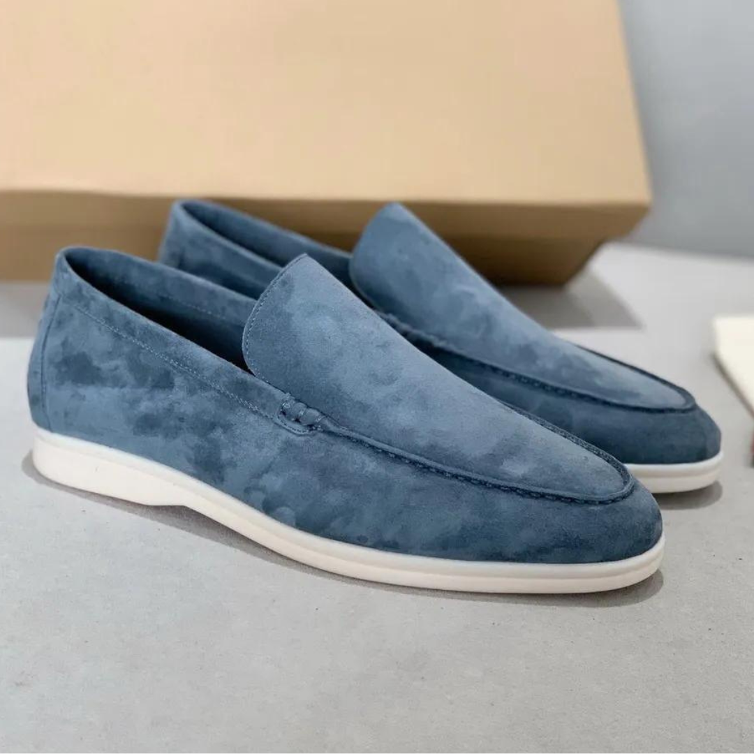 DELACROIX | Mocassins Aspect Suédé pour Homme Lucas