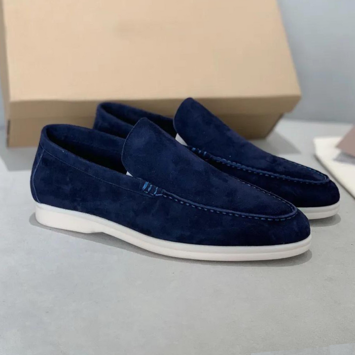 DELACROIX | Mocassins Aspect Suédé pour Homme Lucas