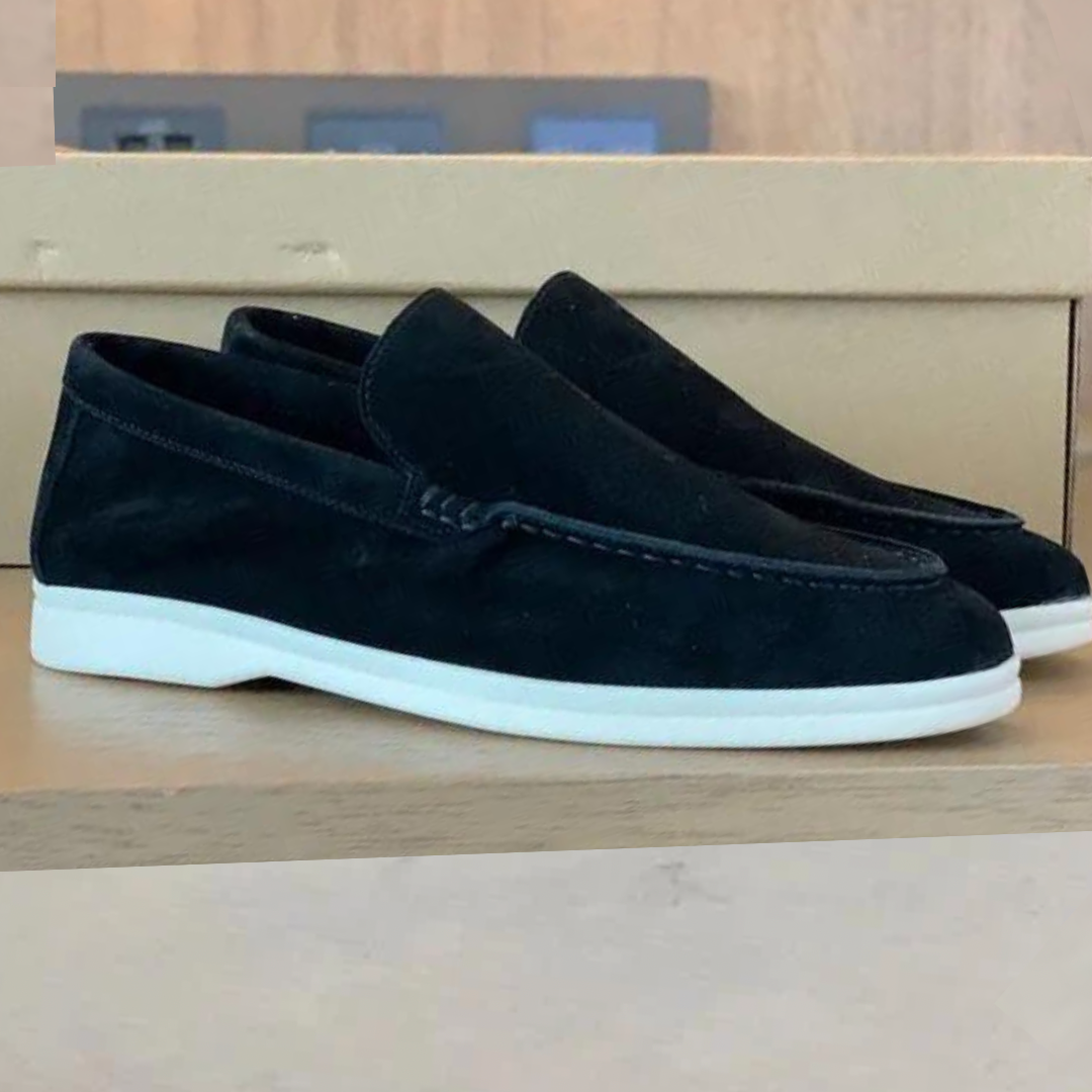 DELACROIX | Mocassins Aspect Suédé pour Homme Lucas