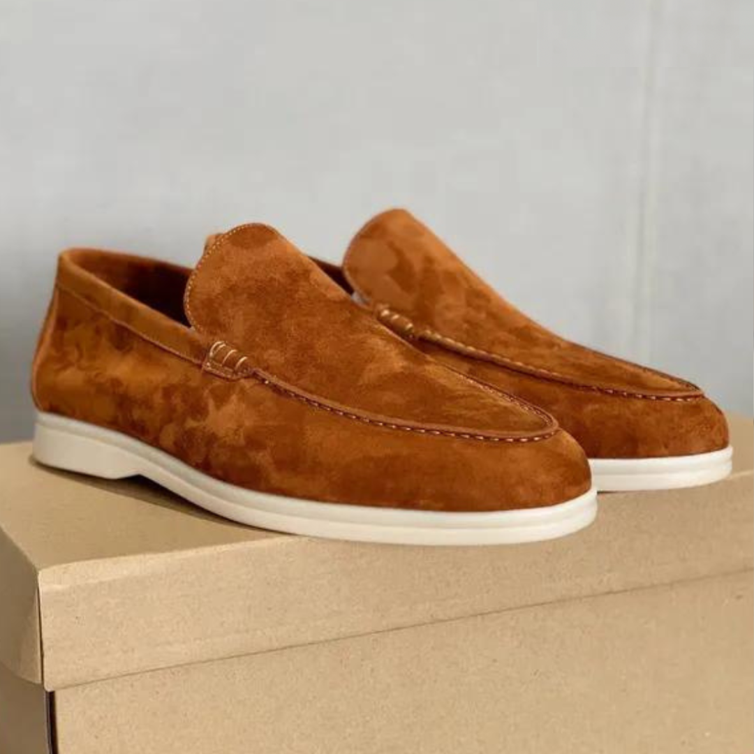 DELACROIX | Mocassins Aspect Suédé pour Homme Lucas