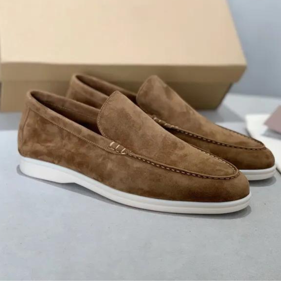 DELACROIX | Mocassins Aspect Suédé pour Homme Lucas