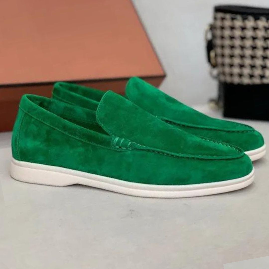 DELACROIX | Mocassins Aspect Suédé pour Homme Lucas