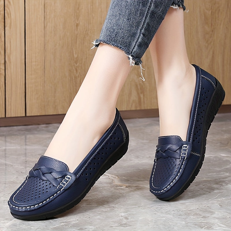 DELACROIX | Mocassins Perforés à Nœud pour Femme Nicole
