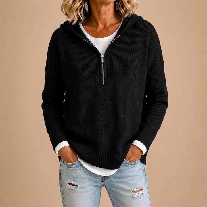 DELACROIX | Pull à Capuche Zippé pour Femme Charlotte