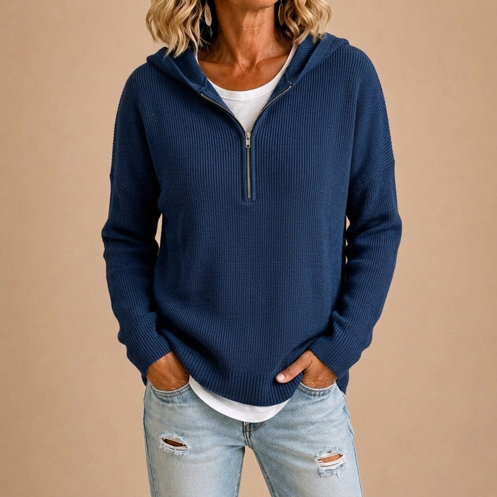 DELACROIX | Pull à Capuche Zippé pour Femme Charlotte