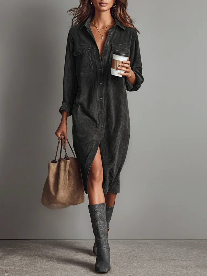 DELACROIX | Robe Chemise Mi-Longue pour Femme Juliette