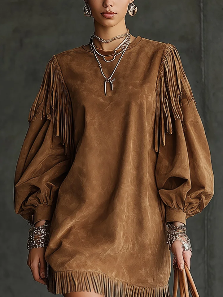 DELACROIX | Robe Courte Manches Ballon pour Femme Charlotte