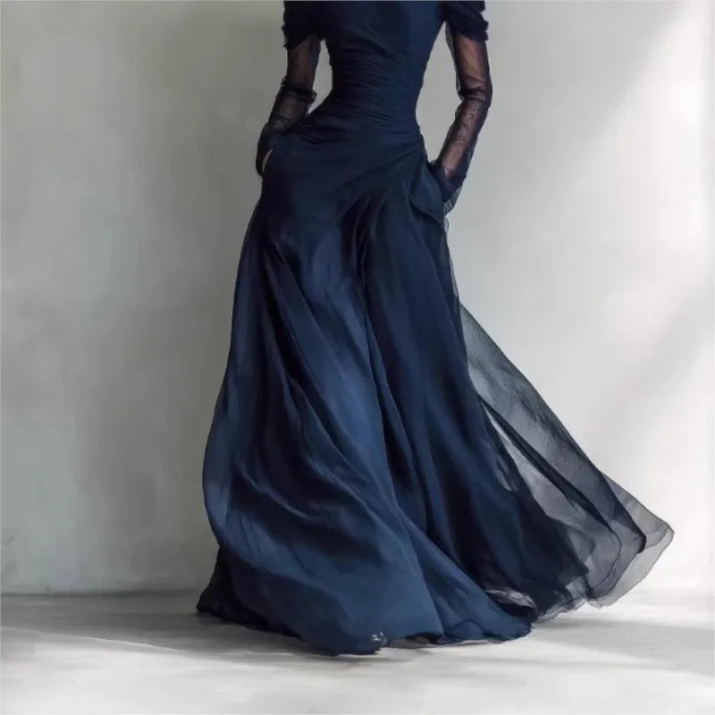 DELACROIX | Robe Longue Épaules Dénudées pour Femme Christine