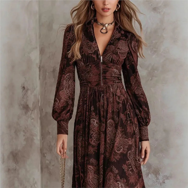 DELACROIX | Robe Longue Imprimé Paisley pour Femme Chloé