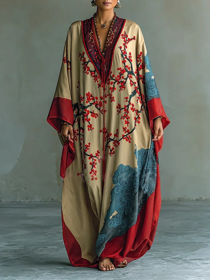 DELACROIX | Robe Longue Imprimée Fleurie pour Femme Aveline