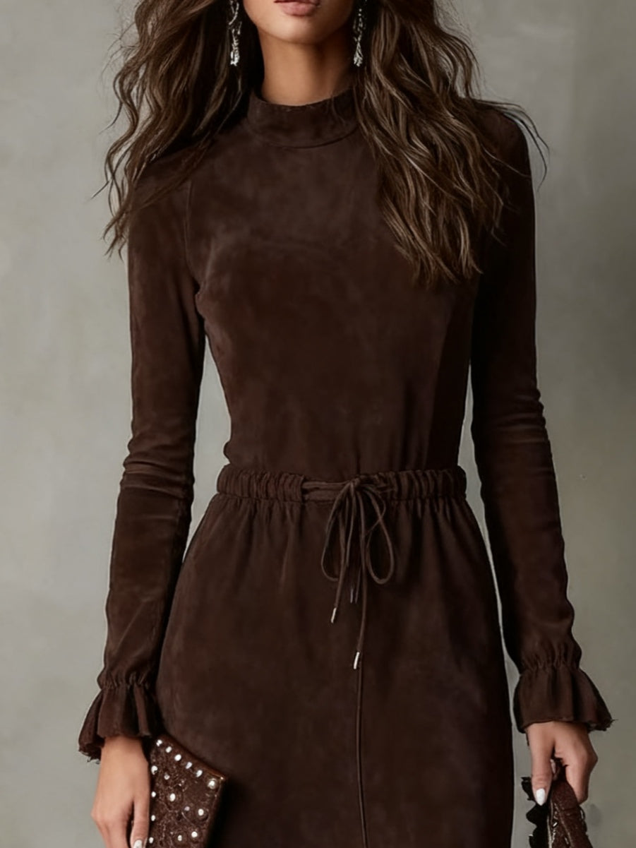 DELACROIX | Robe Mi-Longue Asymétrique pour Femme Sandrine