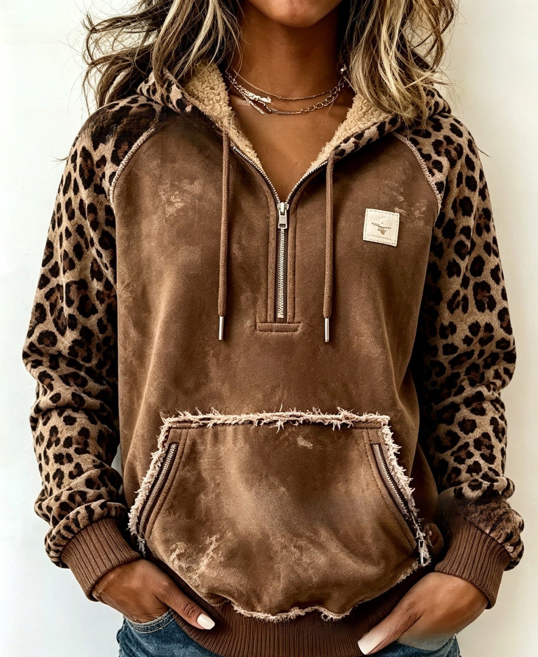 DELACROIX | Sweat à Capuche Bords Effilés pour Femme Marie