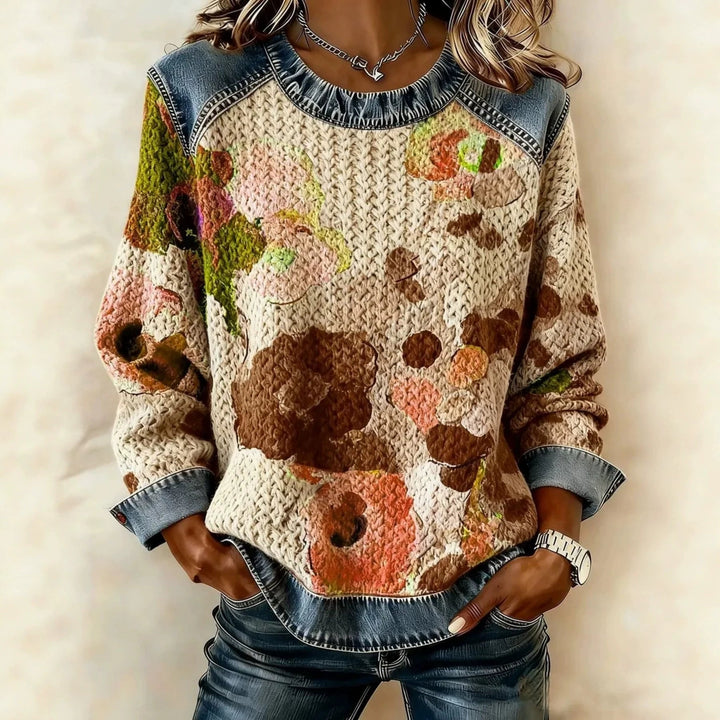 DELACROIX | Sweat Fleurs Aquarelle pour Femme Nathalie