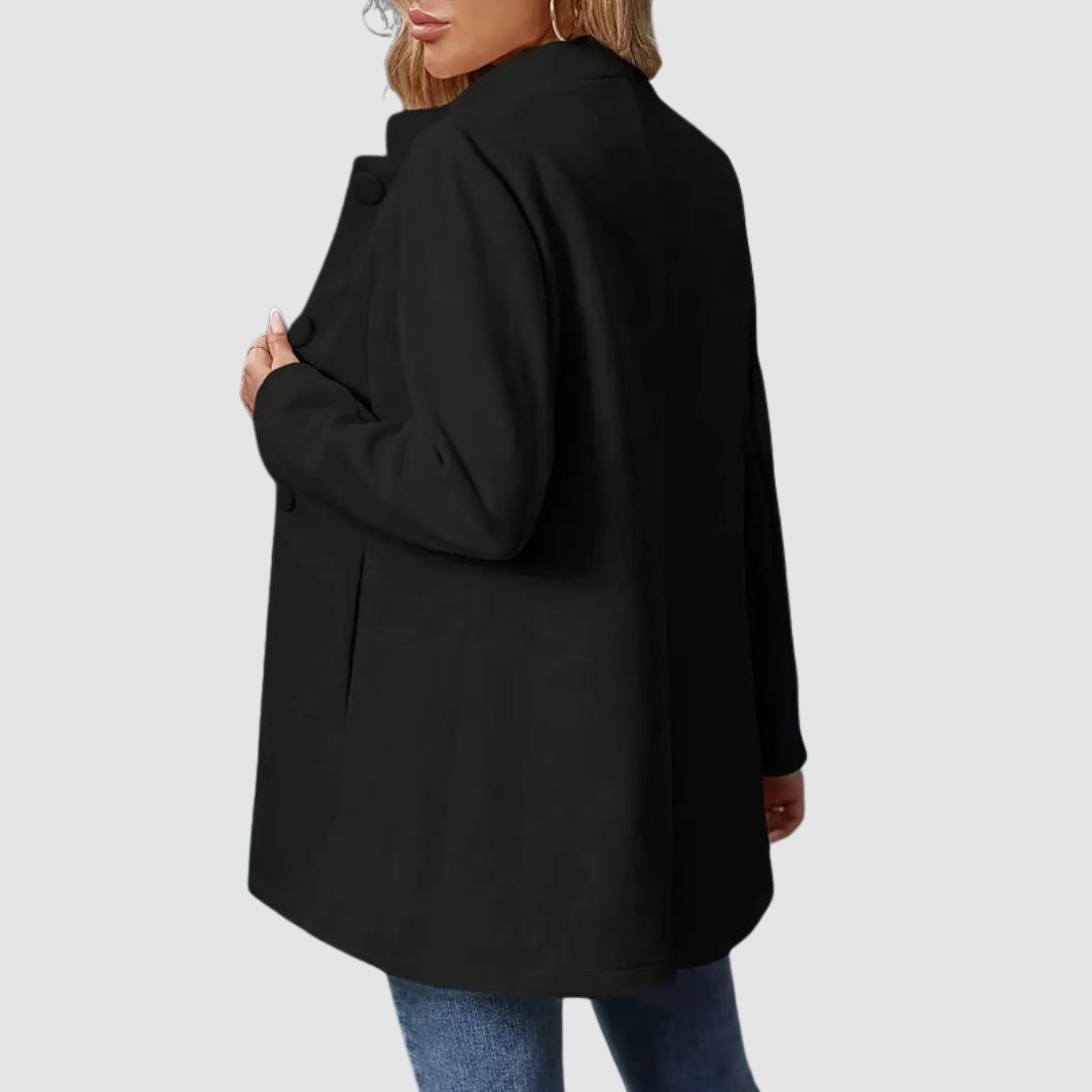 DELACROIX | Veste Col Montant Boutonnée pour Femme Isabelle