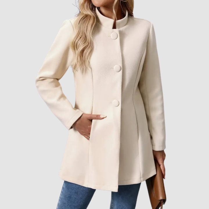 DELACROIX | Veste Col Montant Boutonnée pour Femme Isabelle