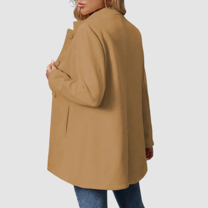 DELACROIX | Veste Col Montant Boutonnée pour Femme Isabelle