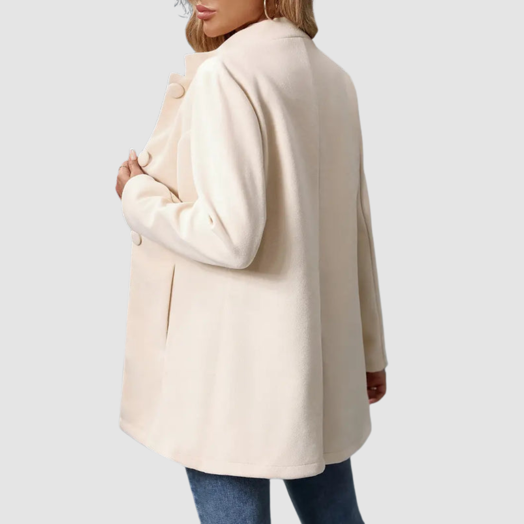 DELACROIX | Veste Col Montant Boutonnée pour Femme Isabelle