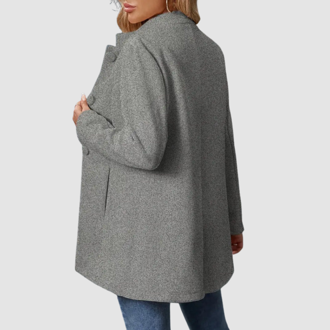 DELACROIX | Veste Col Montant Boutonnée pour Femme Isabelle
