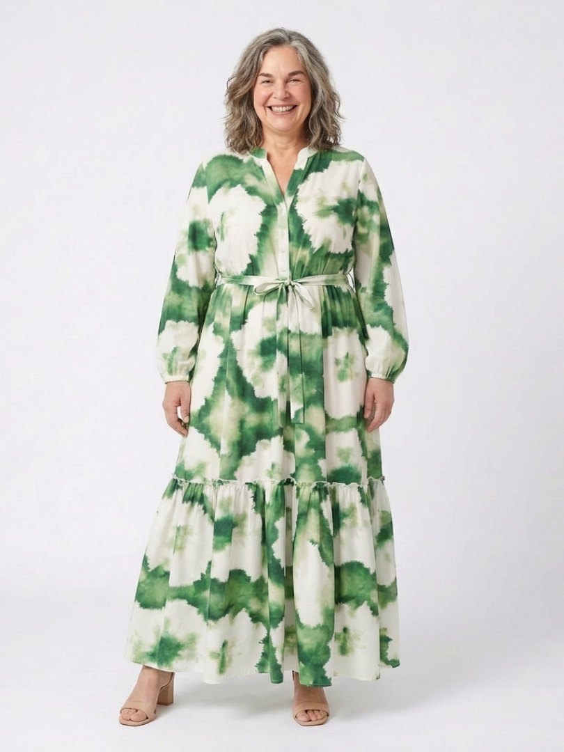 DELACROIX | Robe Maxi à Manches Longues Sabine