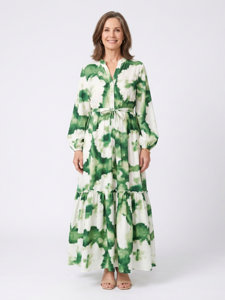 DELACROIX | Robe Maxi à Manches Longues Sabine