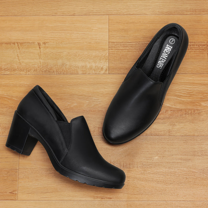 DELACROIX | Mocassins à Talon Bloc Confort Margot