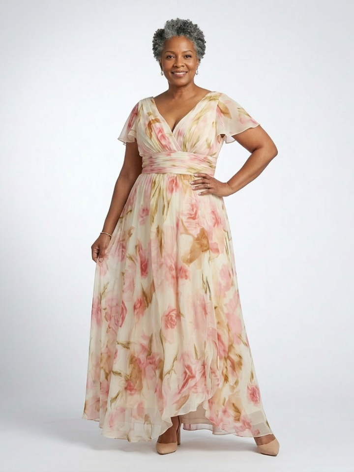 DELACROIX | Robe Maxi Fleurie Elara