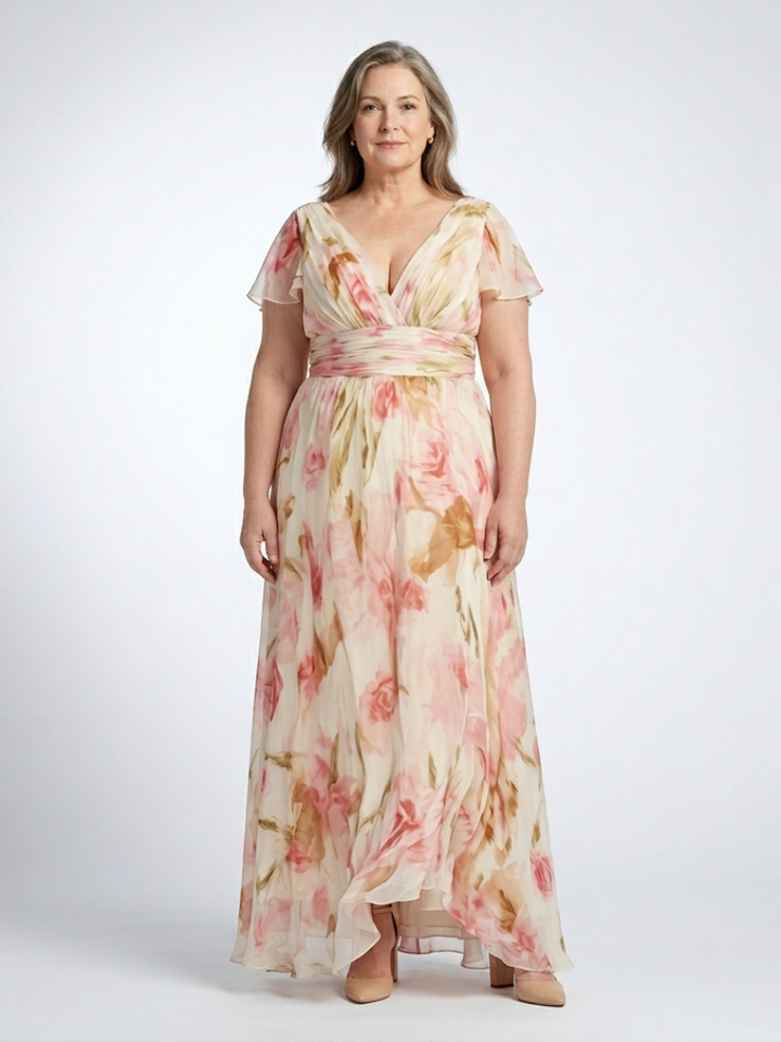 DELACROIX | Robe Maxi Fleurie Elara