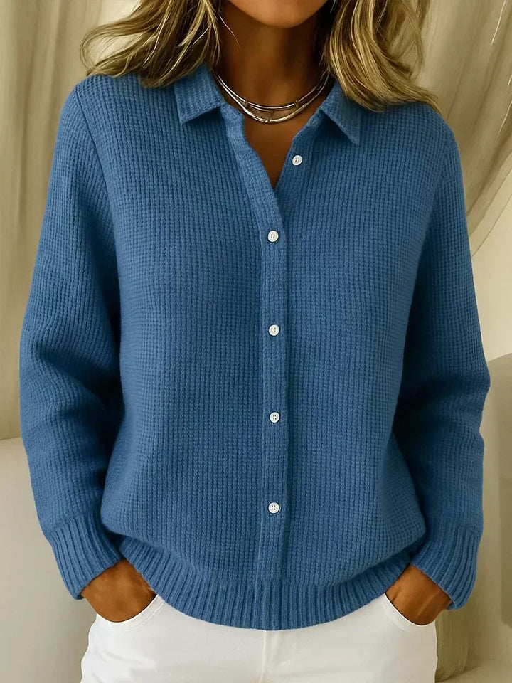 DELACROIX | Cardigan Maille Texturée Boutonné Catherine