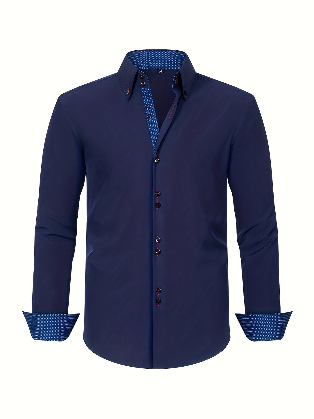 DELACROIX | CHEMISE ÉLÉGANTE LÉGÈRE AVEC DÉTAILS CONTRASTÉS
