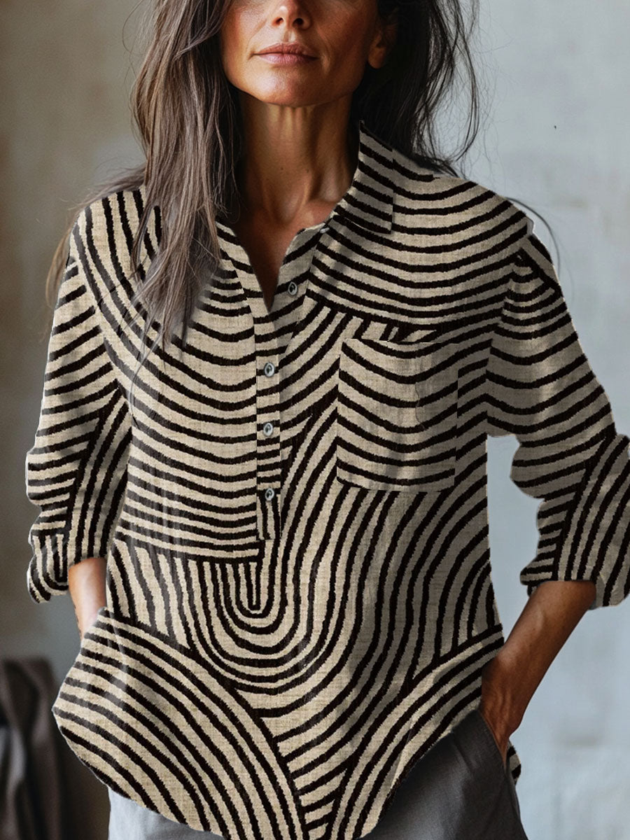 DELACROIX | Chemise Élégante à Motif Chloé
