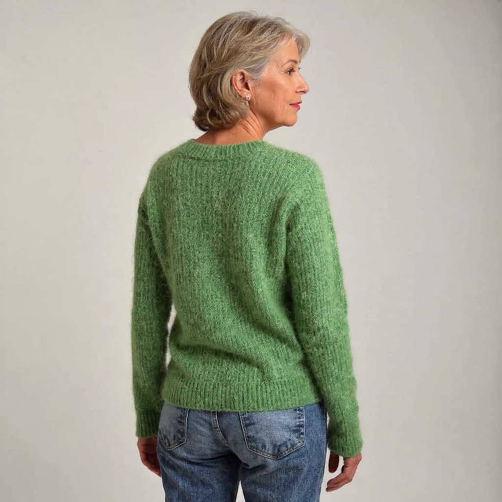 DELACROIX | Pull Maille Motif Moutons Mathilde