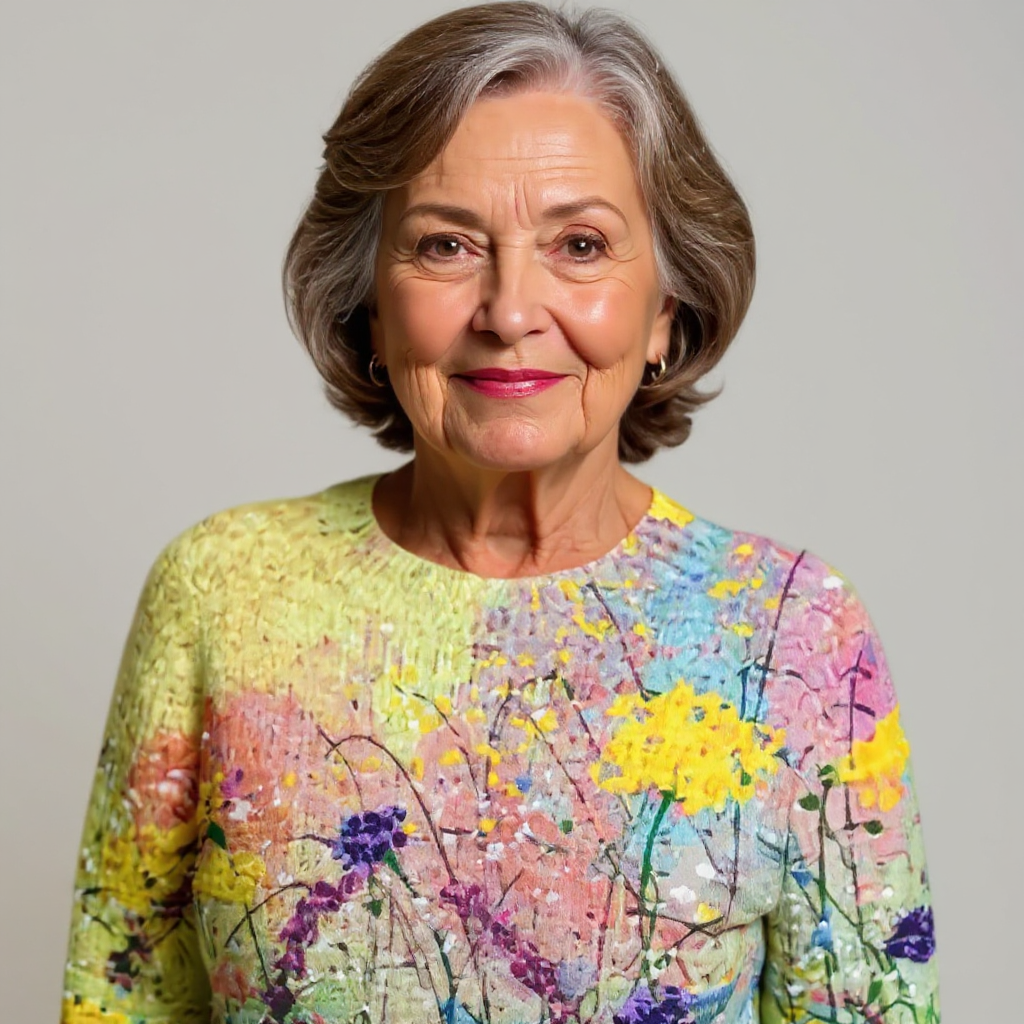 DELACROIX | Pull Maille Prairie Fleurie Manon