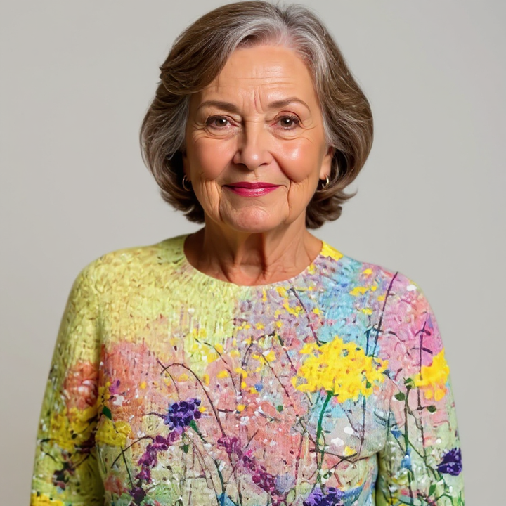 DELACROIX | Pull Maille Prairie Fleurie Manon