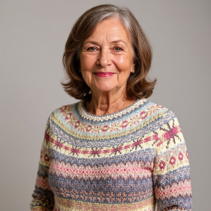 DELACROIX | Pull Maille Rayures Pastel Nicole