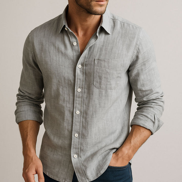 DELACROIX | CHEMISE ESSENTIELLE EN LIN POUR HOMME