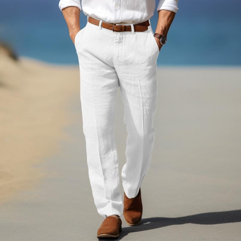 DELACROIX | PANTALON HOMME LUXE EN LIN PREMIUM