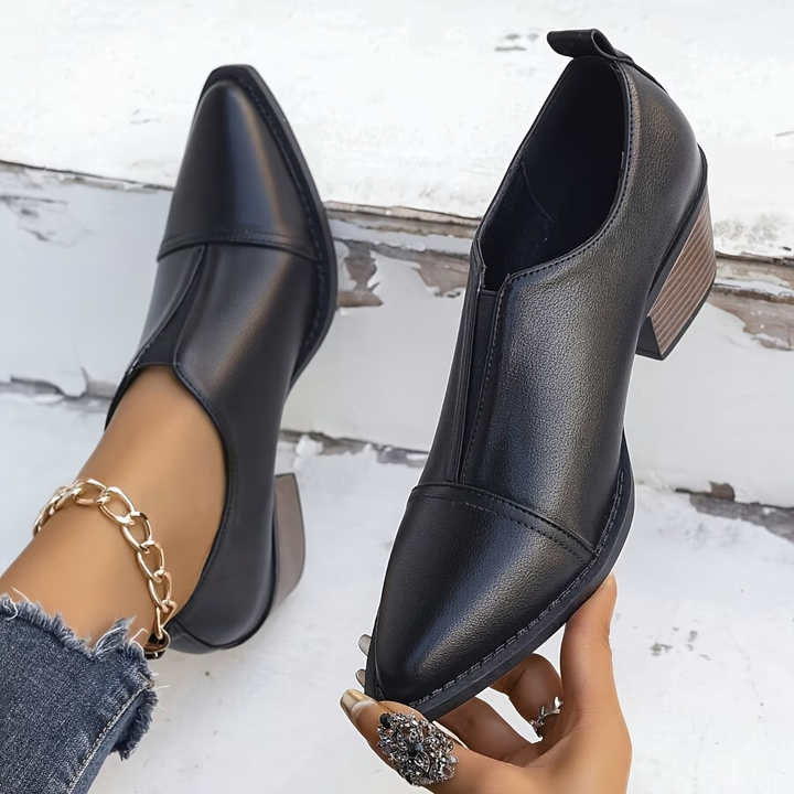 DELACROIX | Bottines Basses à Talon Bloc Brigitte