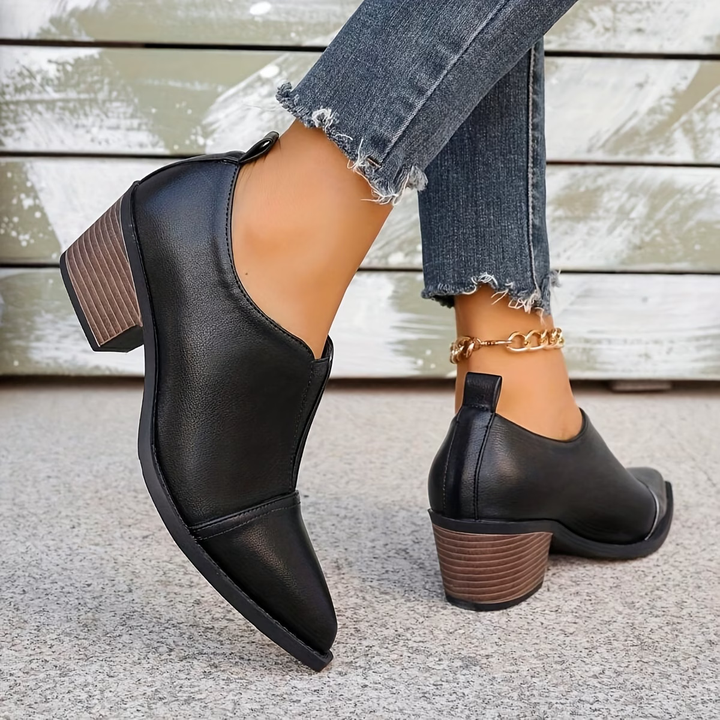 DELACROIX | Bottines Basses à Talon Bloc Brigitte