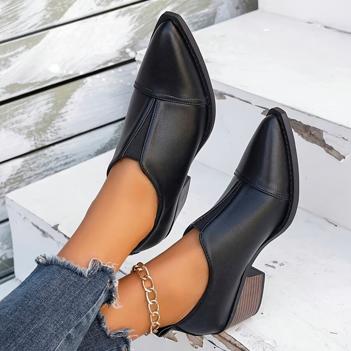 DELACROIX | Bottines Basses à Talon Bloc Brigitte