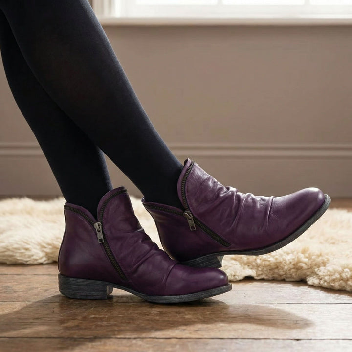 DELACROIX | Bottines Souples Zippées Marie