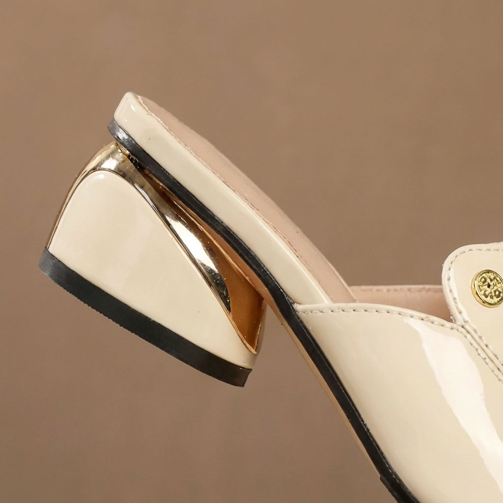 DELACROIX | Mules Vernies à Talon Sophie