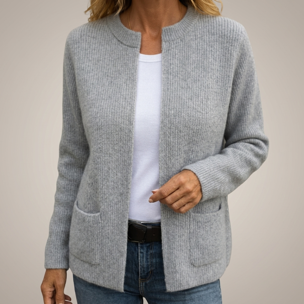 DELACROIX | Gilet Zippé en Maille Douce Juliette