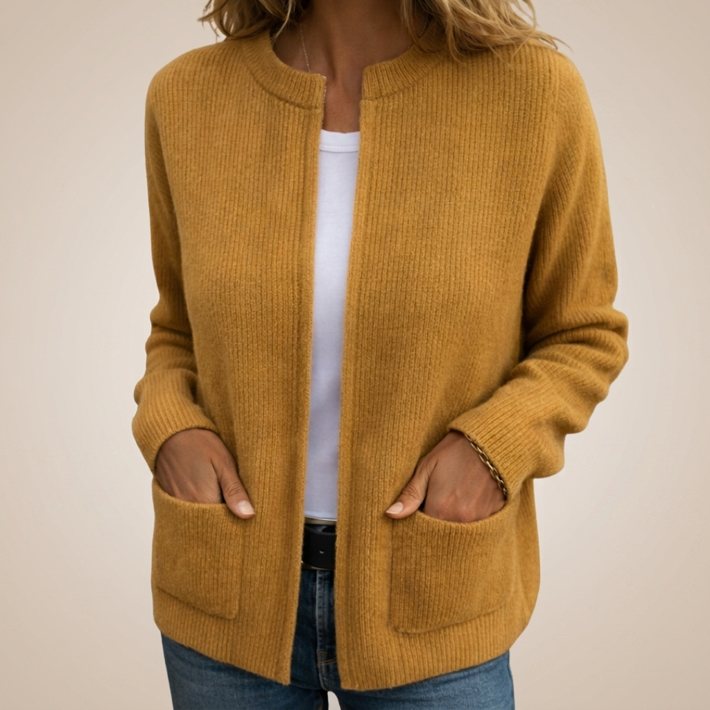 DELACROIX | Gilet Zippé en Maille Douce Juliette