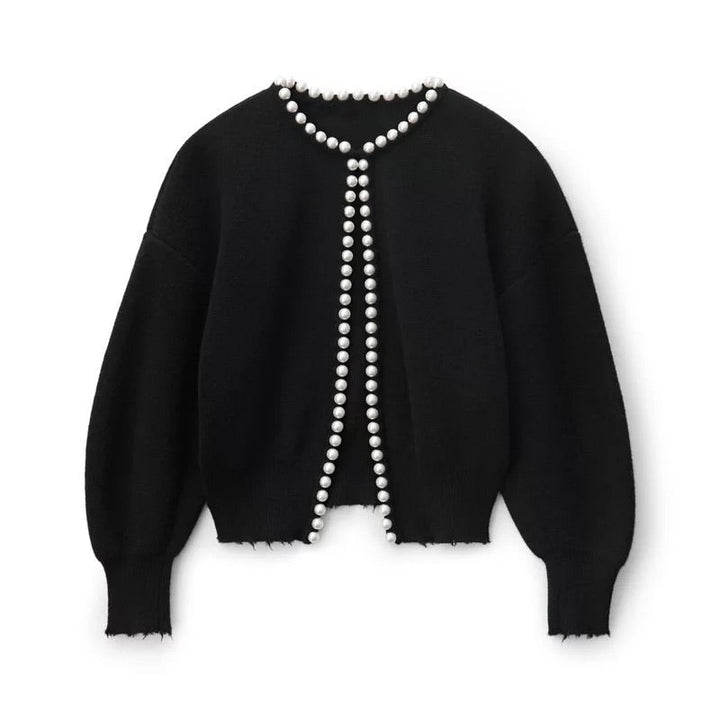 DELACROIX | Cardigan Bordure Perles Manon