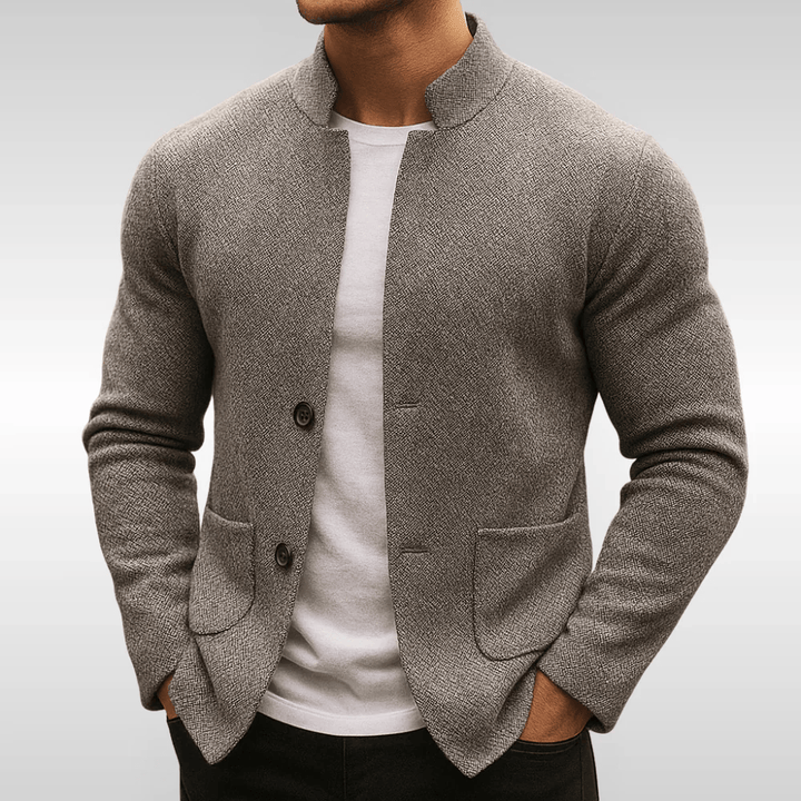 DELACROIX | GILET EN MAILLE TEXTURÉE POUR HOMME