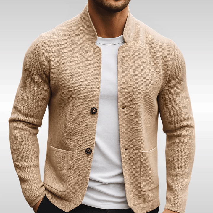 DELACROIX | GILET EN MAILLE TEXTURÉE POUR HOMME