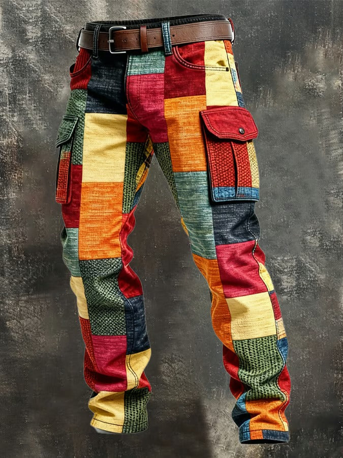 DELACROIX | PANTALON PATCHWORK DE CARGO