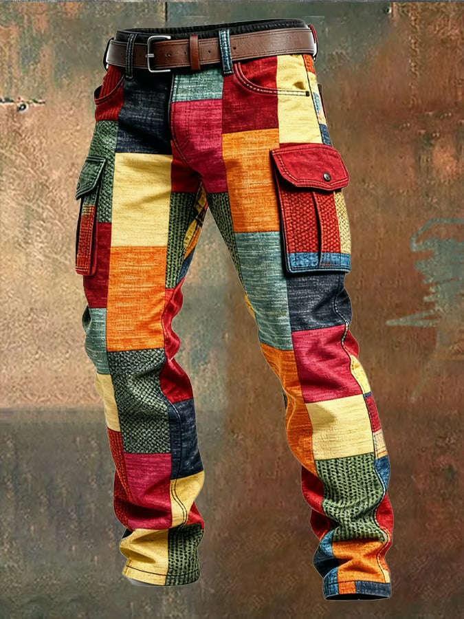 DELACROIX | PANTALON PATCHWORK DE CARGO
