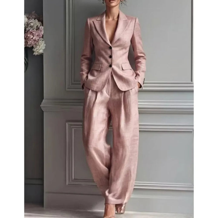 DELACROIX | Ensemble Blazer et Pantalon Large Pauline